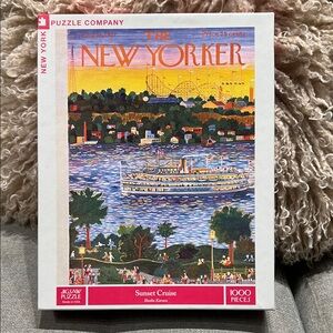 New York Puzzle Company 'The New Yorker' Sunset Cruise 1000 Piece Puzzle